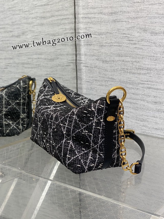 Dior专柜新款迪奥高仿原单Hobostar链条手袋系列肩背包饭盒包 djfk1401
